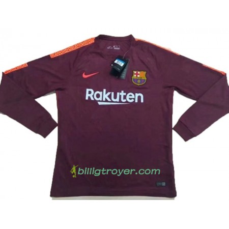 Billige Fotballdrakter FC Barcelona Tredjedraktsett 2017/18 Langermet